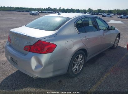 Lot #2992831022 2010 INFINITI G37X