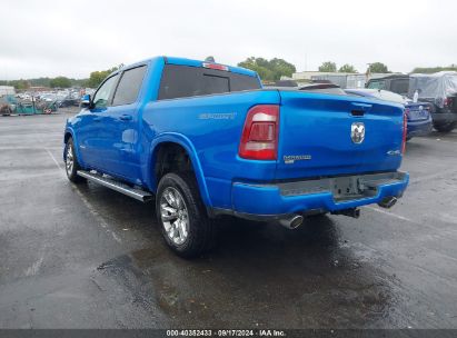 Lot #2992827441 2021 RAM 1500 LARAMIE  4X4 5'7 BOX