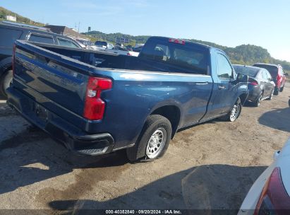 Lot #2996535368 2021 CHEVROLET SILVERADO 1500 4WD REGULAR CAB LONG BED WT