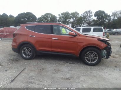 Lot #3051077995 2017 HYUNDAI SANTA FE SPORT 2.4L