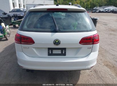 Lot #2997778679 2016 VOLKSWAGEN GOLF SPORTWAGEN TSI S 4-DOOR