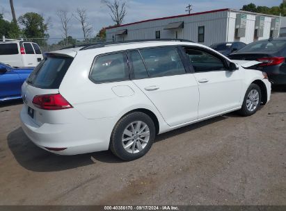 Lot #2997778679 2016 VOLKSWAGEN GOLF SPORTWAGEN TSI S 4-DOOR