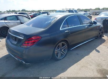 Lot #2992834162 2020 MERCEDES-BENZ AMG S 63 4MATIC