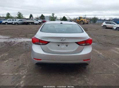 Lot #2996535357 2016 HYUNDAI ELANTRA SE