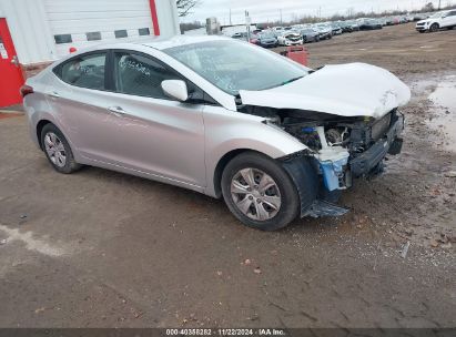 Lot #2996535357 2016 HYUNDAI ELANTRA SE