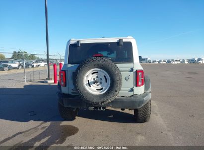 Lot #2992834164 2023 FORD BRONCO HERITAGE EDITION