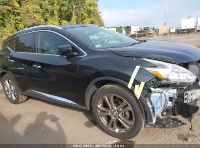 Lot #2997778667 2015 NISSAN MURANO PLATINUM