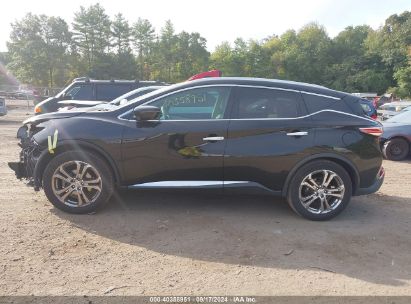 Lot #2997778667 2015 NISSAN MURANO PLATINUM