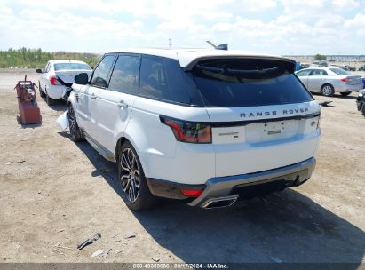 Lot #3002836983 2021 LAND ROVER RANGE ROVER SPORT HSE SILVER EDITION MHEV