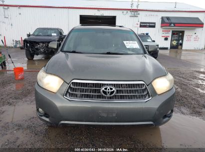 Lot #3056475120 2009 TOYOTA HIGHLANDER HYBRID LIMITED