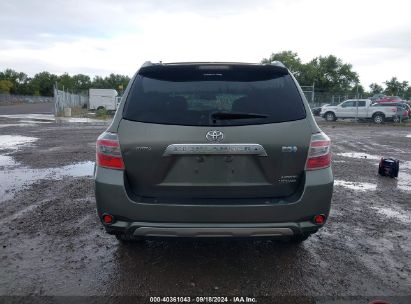 Lot #3056475120 2009 TOYOTA HIGHLANDER HYBRID LIMITED