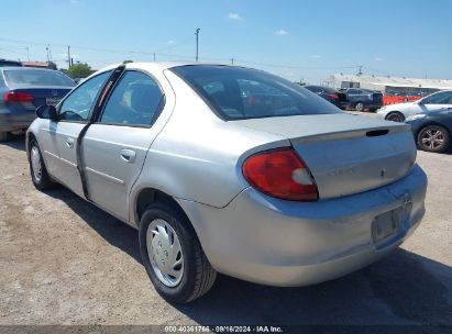 Lot #2992830825 2002 DODGE NEON