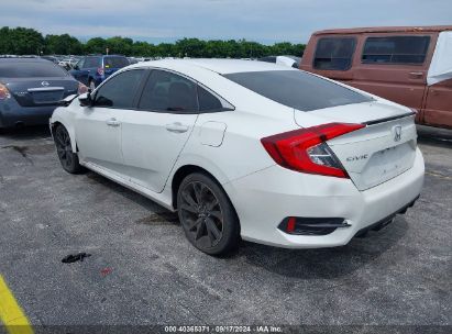 Lot #2990351056 2020 HONDA CIVIC SPORT