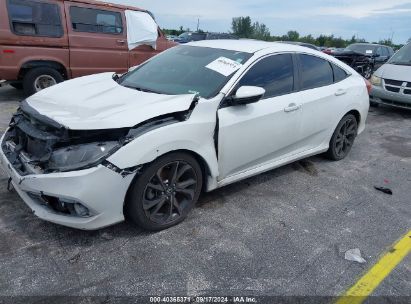 Lot #2990351056 2020 HONDA CIVIC SPORT