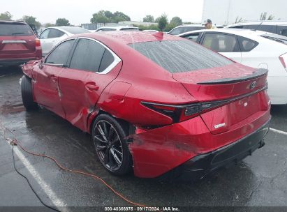 Lot #2992827648 2021 LEXUS IS 350 F SPORT