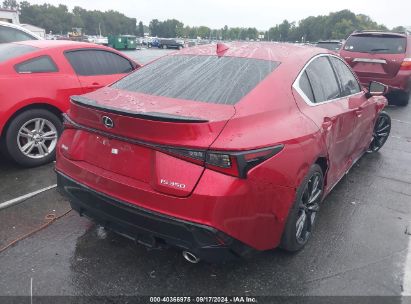 Lot #2992827648 2021 LEXUS IS 350 F SPORT