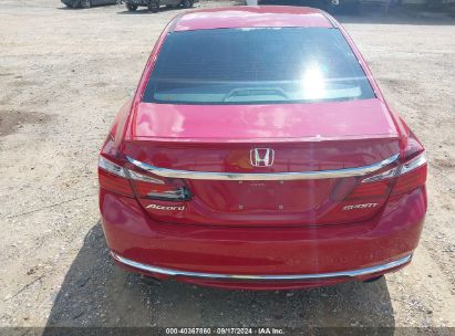 Lot #2992830808 2016 HONDA ACCORD SPORT