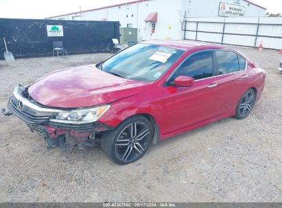 Lot #2992830808 2016 HONDA ACCORD SPORT