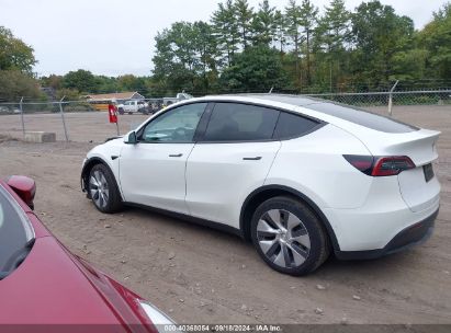 Lot #2997778602 2022 TESLA MODEL Y LONG RANGE DUAL MOTOR ALL-WHEEL DRIVE