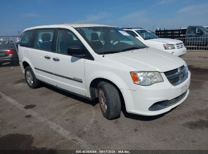 Lot #3050075520 2013 DODGE GRAND CARAVAN AMERICAN VALUE PKG