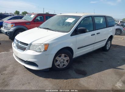 Lot #3050075520 2013 DODGE GRAND CARAVAN AMERICAN VALUE PKG