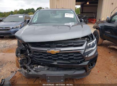 Lot #2995286755 2021 CHEVROLET COLORADO 2WD  LONG BOX LT