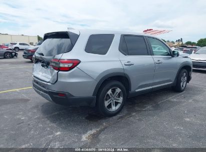 Lot #2996535332 2023 HONDA PILOT 2WD EX-L 7 PASSENGER