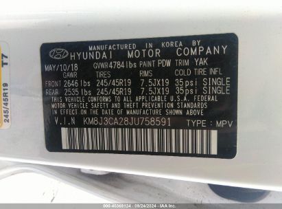 Lot #2996535327 2018 HYUNDAI TUCSON LIMITED