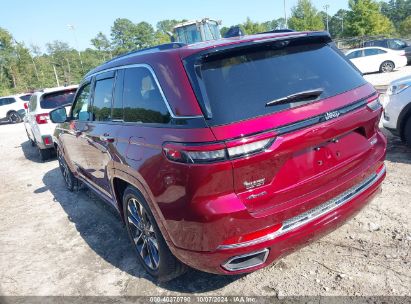 Lot #2992834155 2024 JEEP GRAND CHEROKEE OVERLAND 4X4