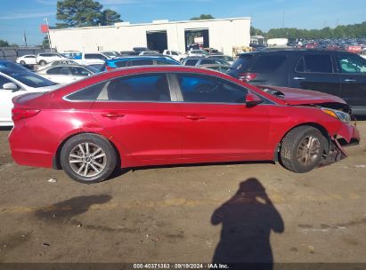 Lot #3033210582 2017 HYUNDAI SONATA SE