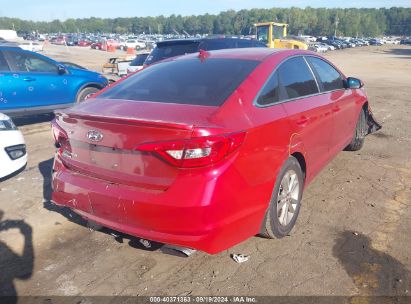 Lot #3033210582 2017 HYUNDAI SONATA SE