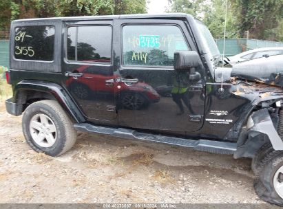 Lot #3050480978 2017 JEEP WRANGLER UNLIMITED SAHARA 4X4