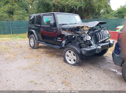 Lot #3050480978 2017 JEEP WRANGLER UNLIMITED SAHARA 4X4