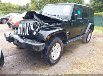 Lot #3050480978 2017 JEEP WRANGLER UNLIMITED SAHARA 4X4