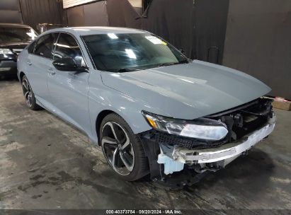 Lot #2997778543 2021 HONDA ACCORD SPORT