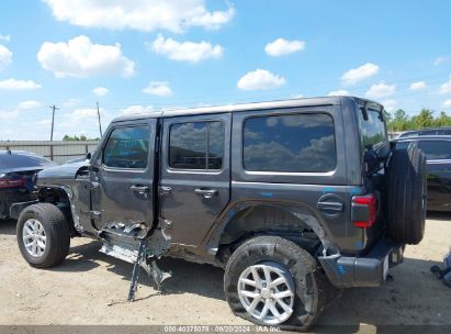 Lot #3050084586 2020 JEEP WRANGLER UNLIMITED SAHARA ALTITUDE 4X4