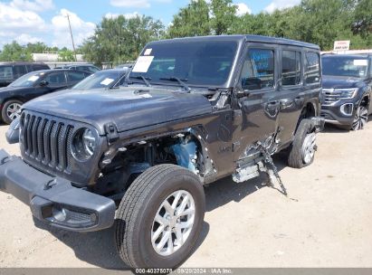 Lot #3050084586 2020 JEEP WRANGLER UNLIMITED SAHARA ALTITUDE 4X4