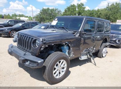 Lot #3050084586 2020 JEEP WRANGLER UNLIMITED SAHARA ALTITUDE 4X4