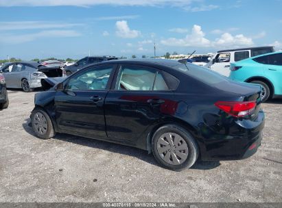 Lot #2996535310 2020 KIA RIO LX