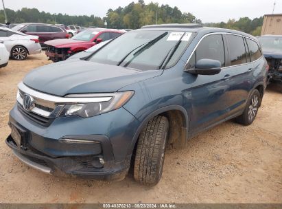 Lot #2992827604 2021 HONDA PILOT 2WD EX-L