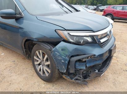 Lot #2992827604 2021 HONDA PILOT 2WD EX-L