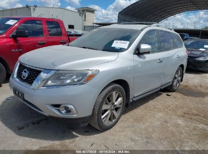 Lot #2992830779 2014 NISSAN PATHFINDER PLATINUM