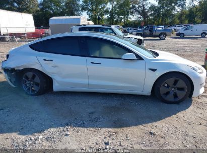 Lot #2992818954 2022 TESLA MODEL 3 LONG RANGE DUAL MOTOR ALL-WHEEL DRIVE