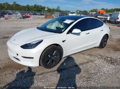 Lot #2992818954 2022 TESLA MODEL 3 LONG RANGE DUAL MOTOR ALL-WHEEL DRIVE