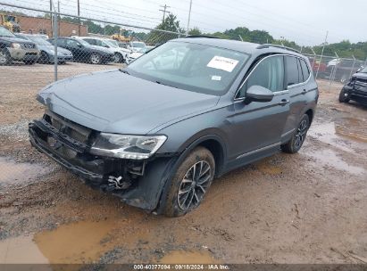 Lot #2992827591 2021 VOLKSWAGEN TIGUAN 2.0T SE/2.0T SE R-LINE BLACK/2.0T SEL