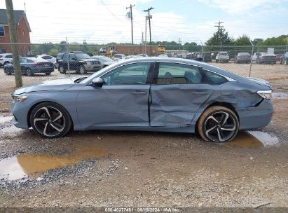 Lot #2992827588 2021 HONDA ACCORD SPORT SPECIAL EDITION