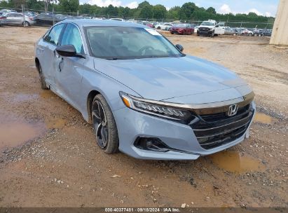 Lot #2992827588 2021 HONDA ACCORD SPORT SPECIAL EDITION