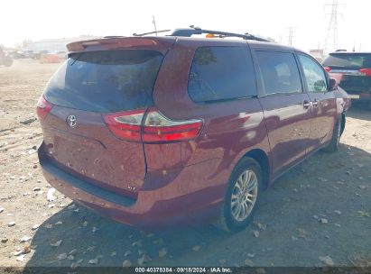 Lot #3035077887 2016 TOYOTA SIENNA XLE 8 PASSENGER