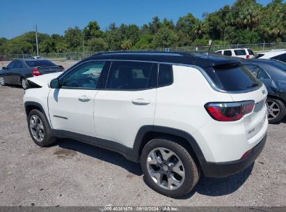 Lot #2996535282 2021 JEEP COMPASS LIMITED 4X4