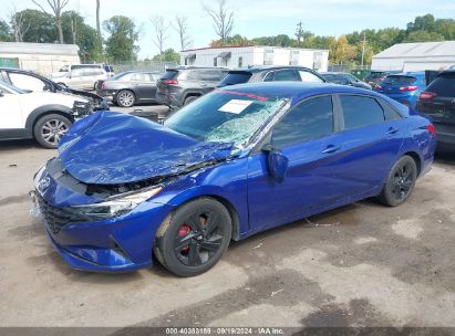 Lot #3052077238 2022 HYUNDAI ELANTRA SEL